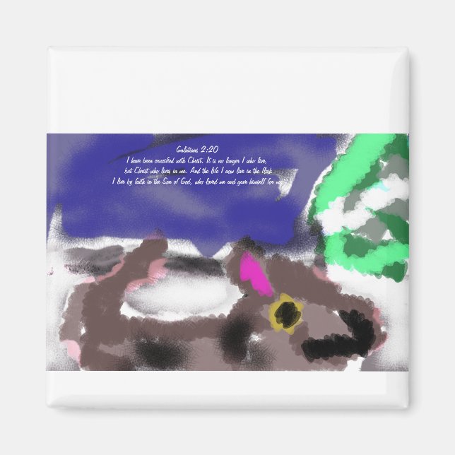 Jesus plan love  magnet (Front)