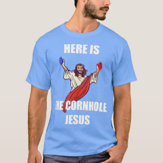 Jesus Playing Cornhole Jesus Christ T-Shirt