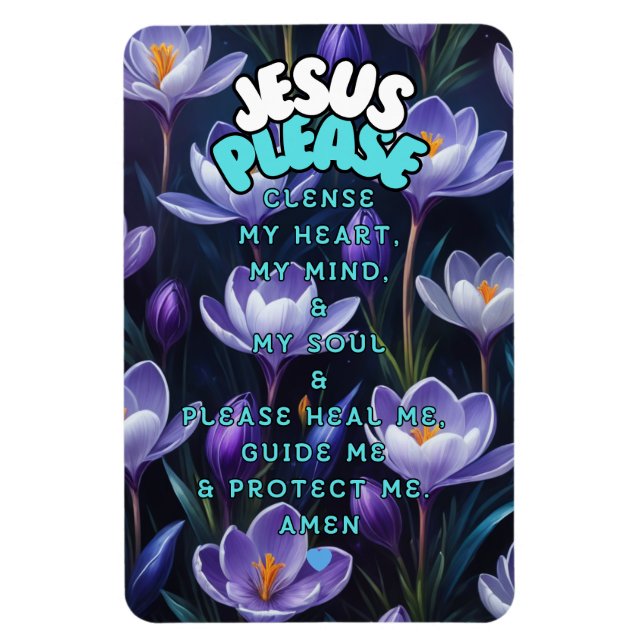 Jesus Please… Magnet (Vertical)