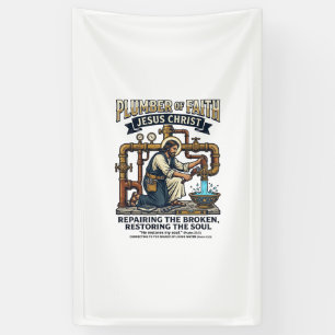Jesus Plumber Graphic Tee Christian Art_1 Banner