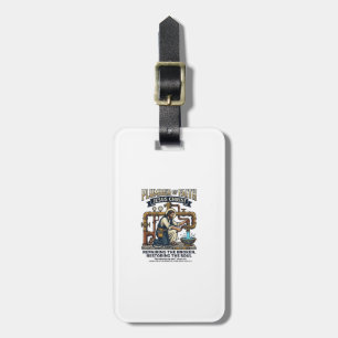 Jesus Plumber Graphic Tee Christian Art_1 Luggage Tag