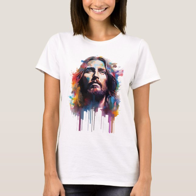 Jesus Portrait T Shirt (Front)