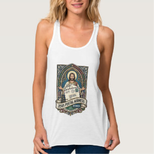 Jesus Postal Address Heaven Jesus Postal Address H Singlet