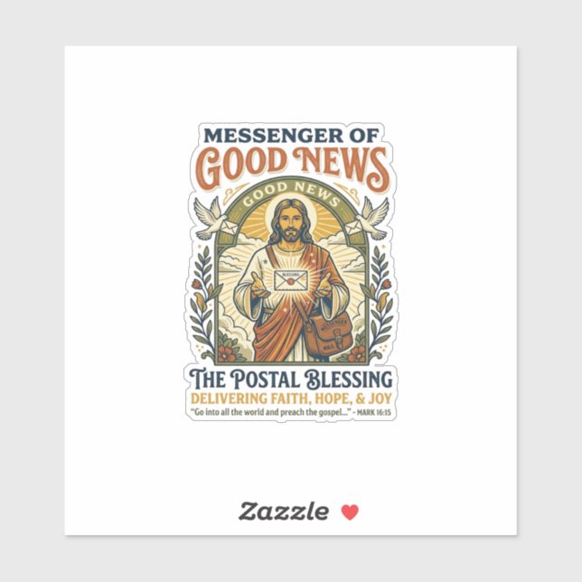 Jesus Postal Worker Delivery Shirt Faith Based Des (Sheet)