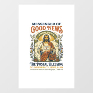 Jesus Postal Worker Delivery Shirt Faith Based Des