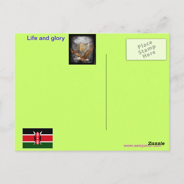 Jesus Postcard (Back)