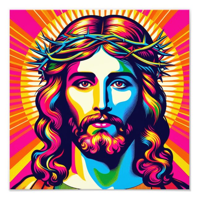 Jesus poster! photo print (Front)