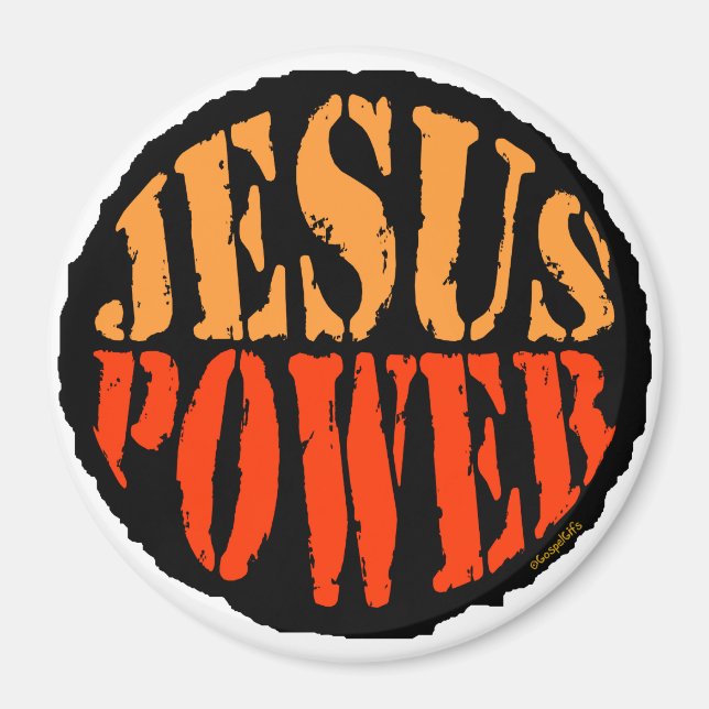 Jesus Power Magnet (Front)