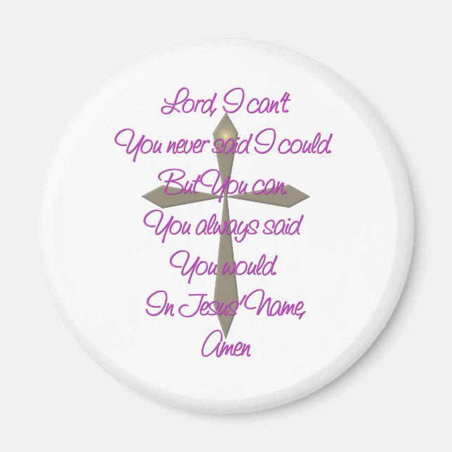 Jesus Prayer Magnet (Front)