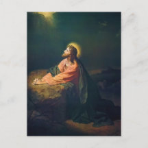 Jesus Praying in the Garden Of Gethsemane 