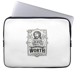 Jesus Price Tag Worth Jesus Price Tag Worth Christ Laptop Sleeve