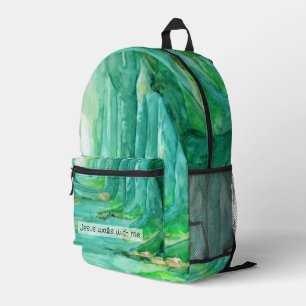 Jesus Printed Backpack