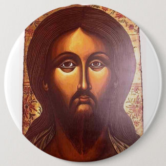 Jesus Profile 6 Cm Round Badge