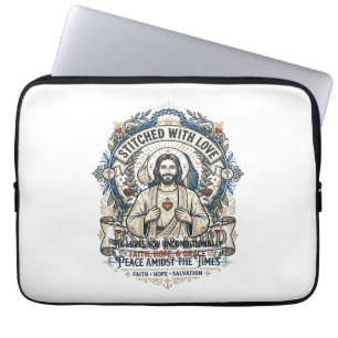 Jesus Prophecy Eschatology Vintage Shirt Christian Laptop Sleeve