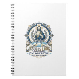 Jesus Prophecy Eschatology Vintage Shirt Christian Notebook