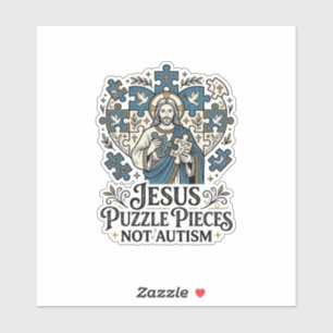 Jesus Puzzle Pieces Not Autism Jesus Puzzle Pieces