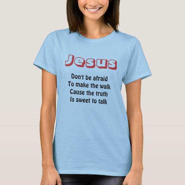 Jesus quotation womens t-shirts (Front)