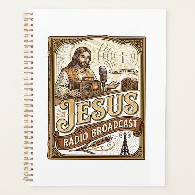 Jesus Radio Broadcast Jesus Radio Broadcast Christ Planner (Front)