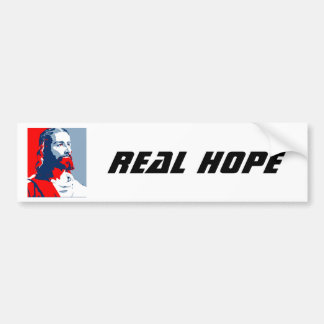 Jesus real hope bumper sticker