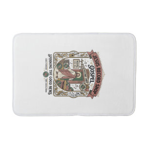 Jesus Record Shop Gospel Jesus Record Shop Christi Bath Mat