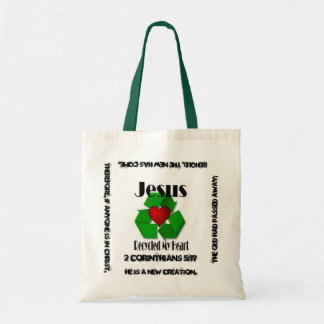 Jesus Recycled My Heart Tote Bag