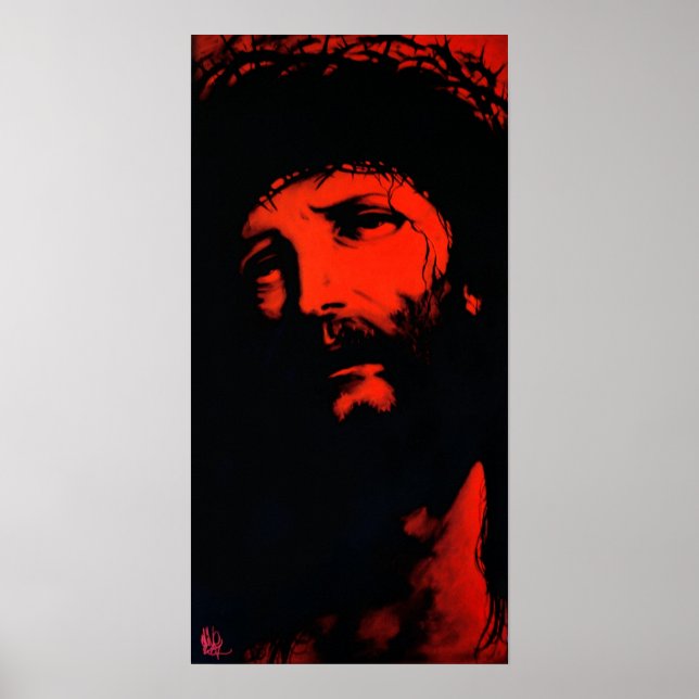 Jesus "red" Christ Poster (Front)