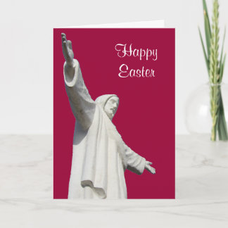 jesus red easter holiday card