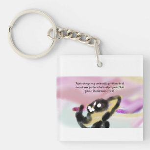 jesus  rejoice  key ring