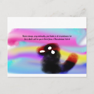 jesus rejoice postcard