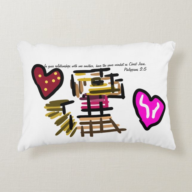 Jesus relationship decorative cushion (Front)