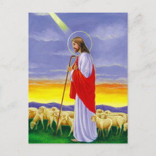 Jesus, religious Easter card