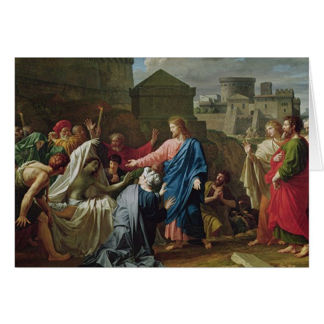 Jesus Resurrecting the Son of the Widow of Naim (Front Horizontal)