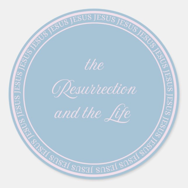 Jesus - Resurrection Flush Seal Large  (Front)