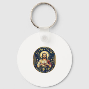 Jesus Retirement Vintage Shirt Christian Key Ring