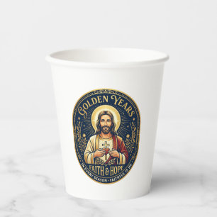 Jesus Retirement Vintage Shirt Christian Paper Cups