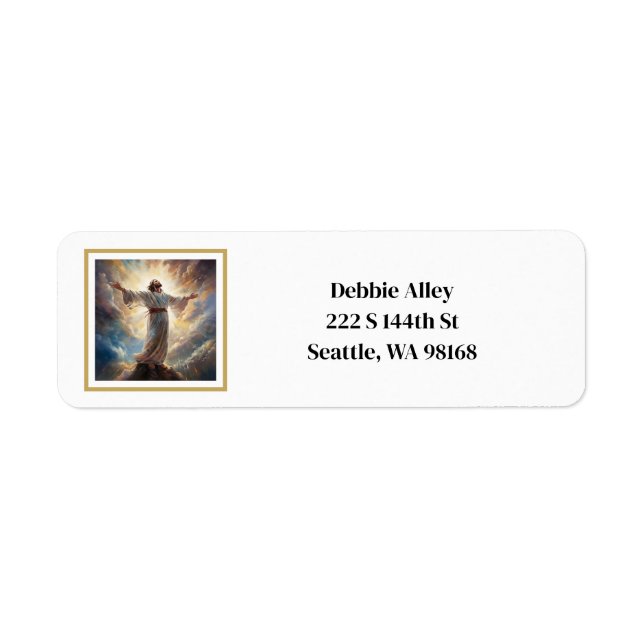 Jesus Return Address Labels (Front)