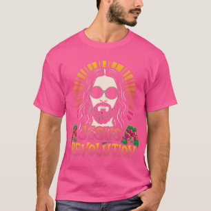 Jesus Revolution Christian Faith Retro Groovy Hipp T-Shirt