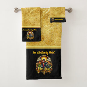 Jesus Rides Toward Our Salvation (B) Bath Towel Set