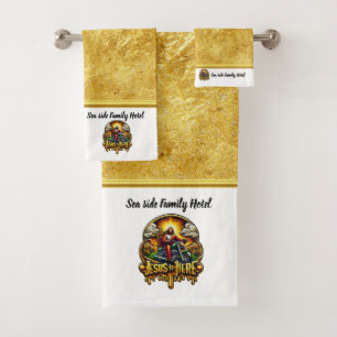 Jesus Rides Towards Our Salvation Bath Towel Set