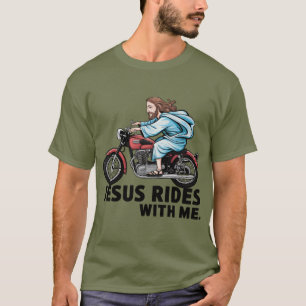 Jesus Rides With Me Tshirt