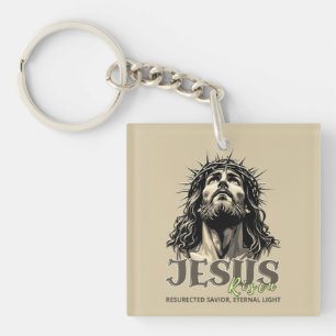 Jesus Risen - Jesus Christ Artistic Key Ring