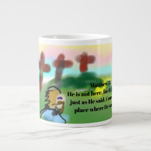 jesus risen  large coffee mug