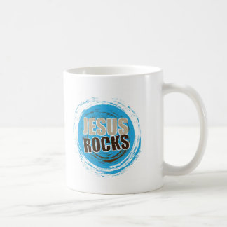 Jesus Rocks 4 Blue & choc Coffee Mug