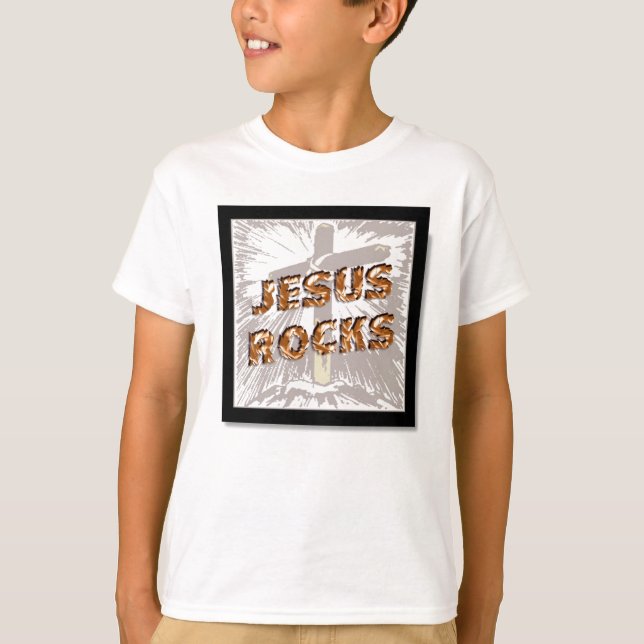 Jesus Rocks T-Shirt (Front)