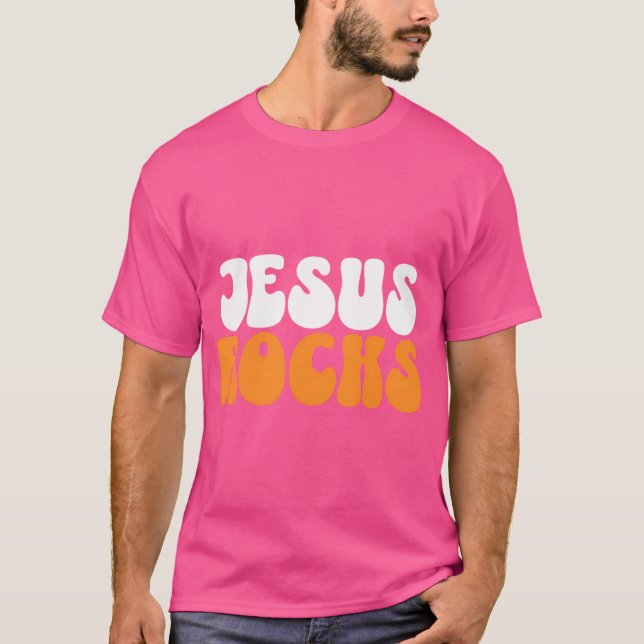 Jesus Rocks T-Shirt (Front)