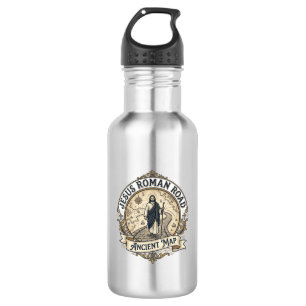 Jesus Roman Road Ancient Map Jesus Roman Road Anci 532 Ml Water Bottle