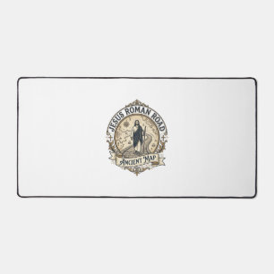 Jesus Roman Road Ancient Map Jesus Roman Road Anci Desk Mat