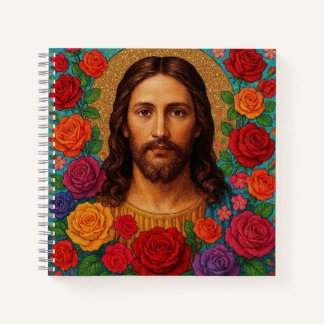 Jesus Roses Notebook. Notebook
