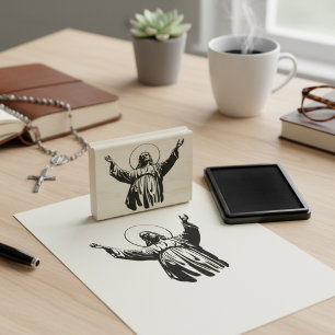 Jesus Rubber Stamp