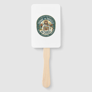 Jesus RV Camper Life Vintage Shirt Christian Graph Hand Fan